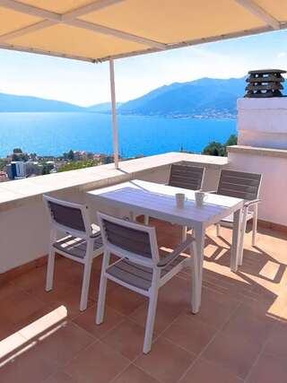Апартаменты Adria Bay Apartment Tivat Донья-Ластва Номер-студио с видом на океан-13