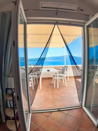 Апартаменты Adria Bay Apartment Tivat Донья-Ластва Номер-студио с видом на океан-14